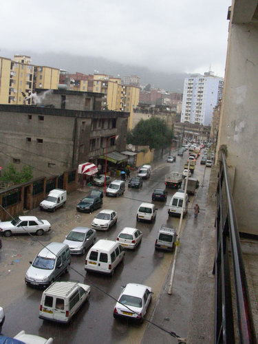 Vue générale du boulevard des frères BEGGAZ, Tizi Ouzou