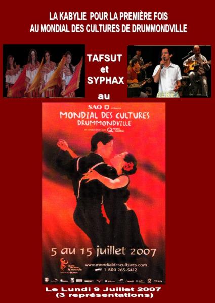 La Kabylie au Mondial des Cultures de Drummondville
