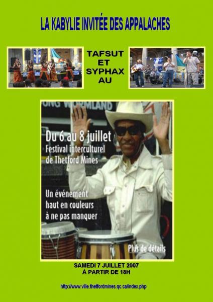 La Kabylie dans la région de Chaudière-Appalaches