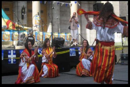 La troupe Tafsut à la fête du Québec (24 juin 2007)